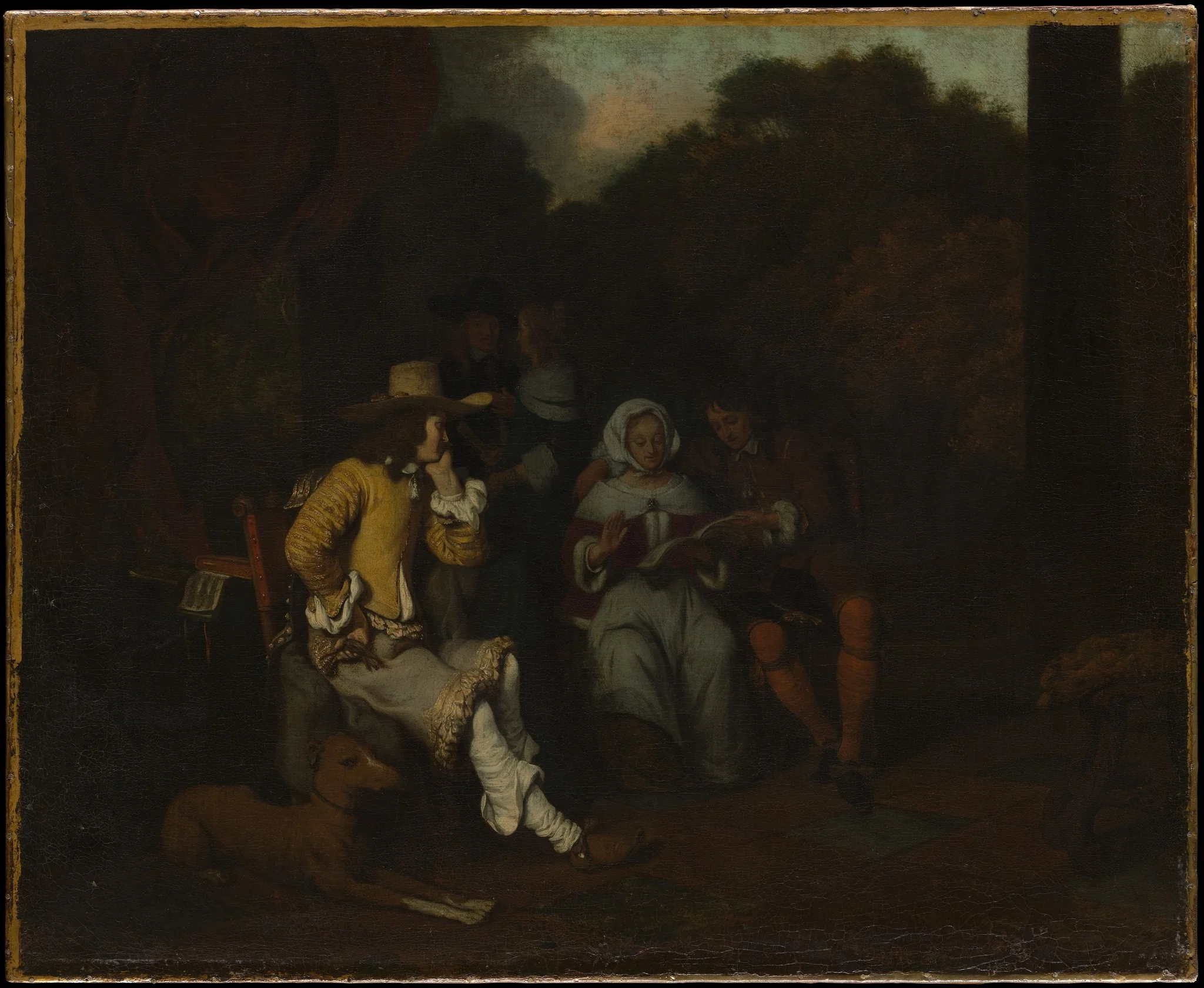 A Musical Party, detail