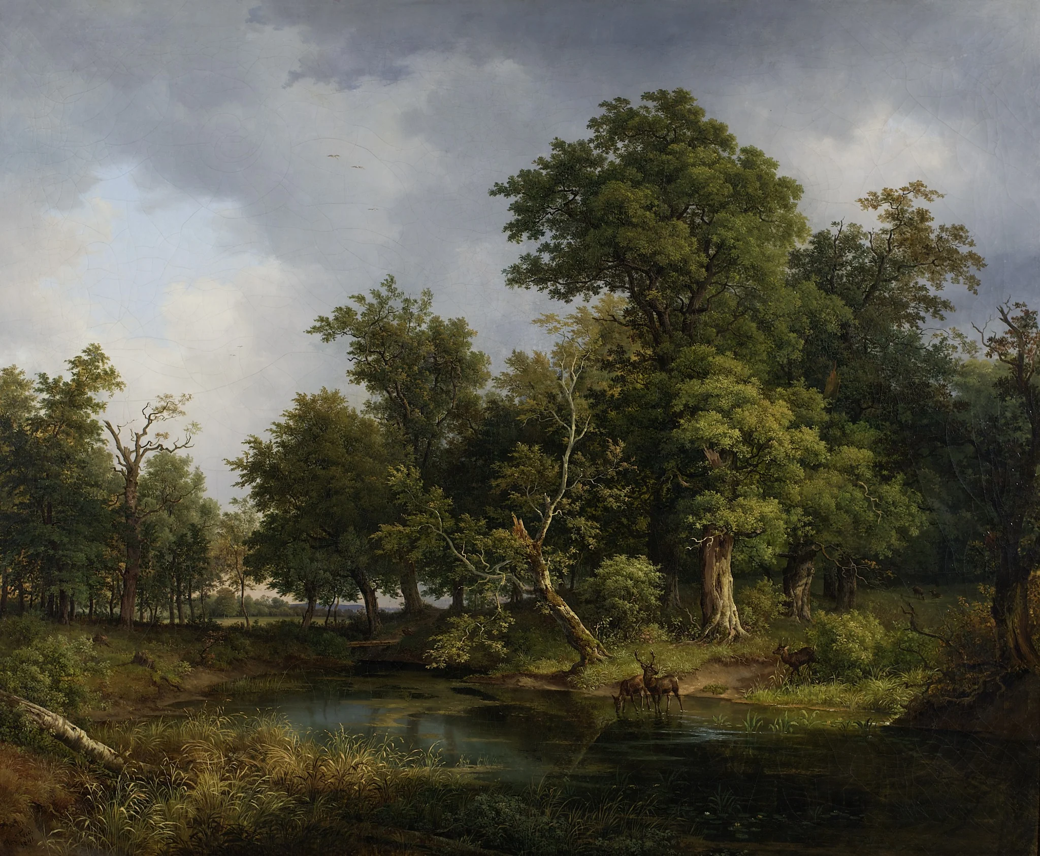 Waldlandschaft, detail