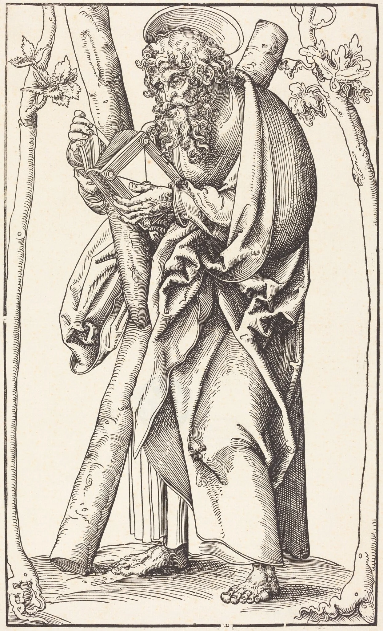 Saint Andrew, detail
