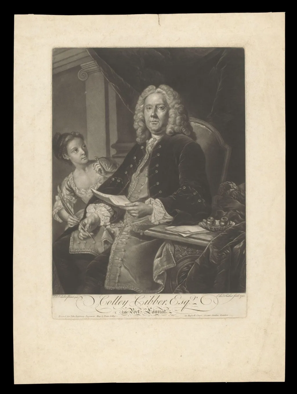 H Beard Print Collection, by Jean Baptiste Vanloo, 1740