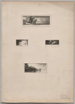 Etchings by Antoine de Marcenay de Ghuy, by Antoine de Marcenay de Ghuy, 1774