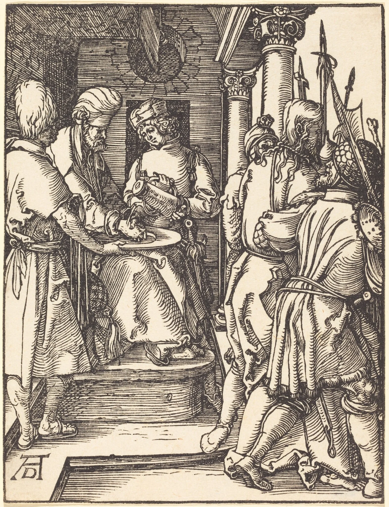 Pilate Washing His Hands, detail