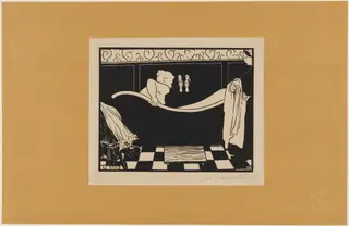 The Bath (Le Bain), by Félix Vallotton, ink, 1894