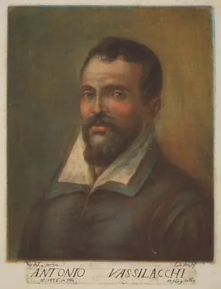 Antonio Vassilacchi, by Carlo Lasinio, ink, 1789