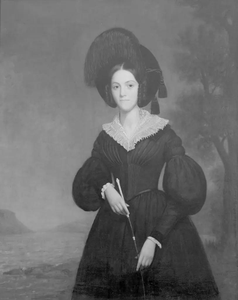 Mrs. Abraham Conger (Mary Rutgers McCrea Hedges), by William Page, oil, 1838