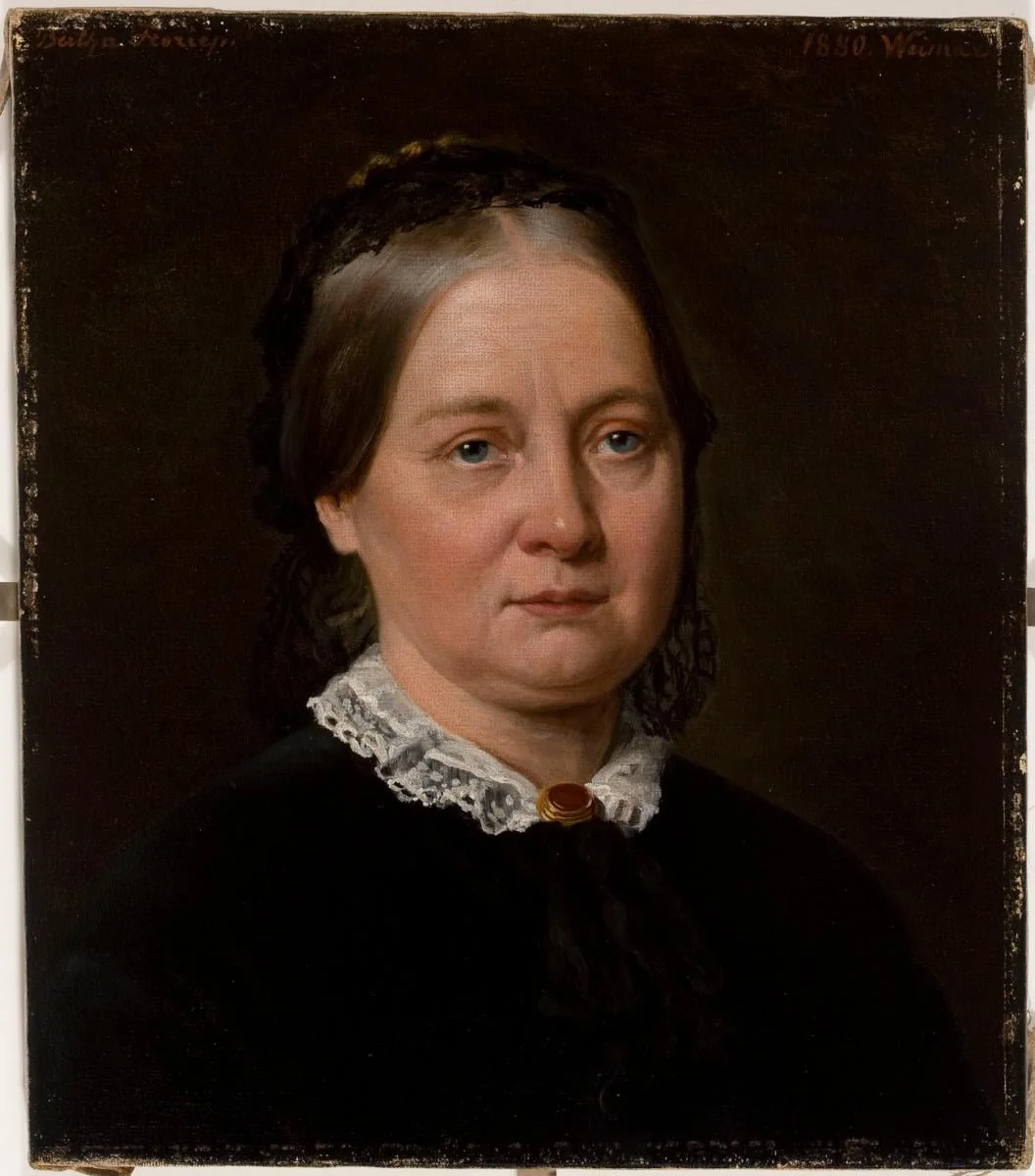 Victoria Åbergin muotokuva, detail