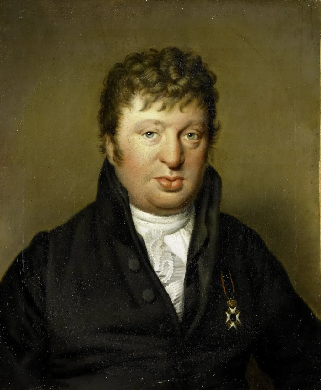Portrait of Jacobus Scheltema, Historian, by Willem Bartel van der Kooi, oil, 1808