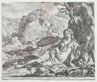 The Penitent Magdalen, by Francesco Cozza, 1650
