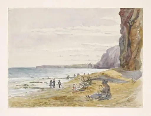 Sidmouth, by Beatrix Potter, watercolor, 15