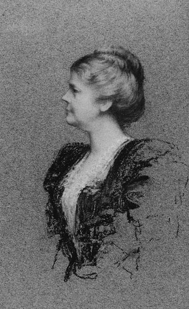 Mrs. David P. Kimball (Clara Bertram), detail