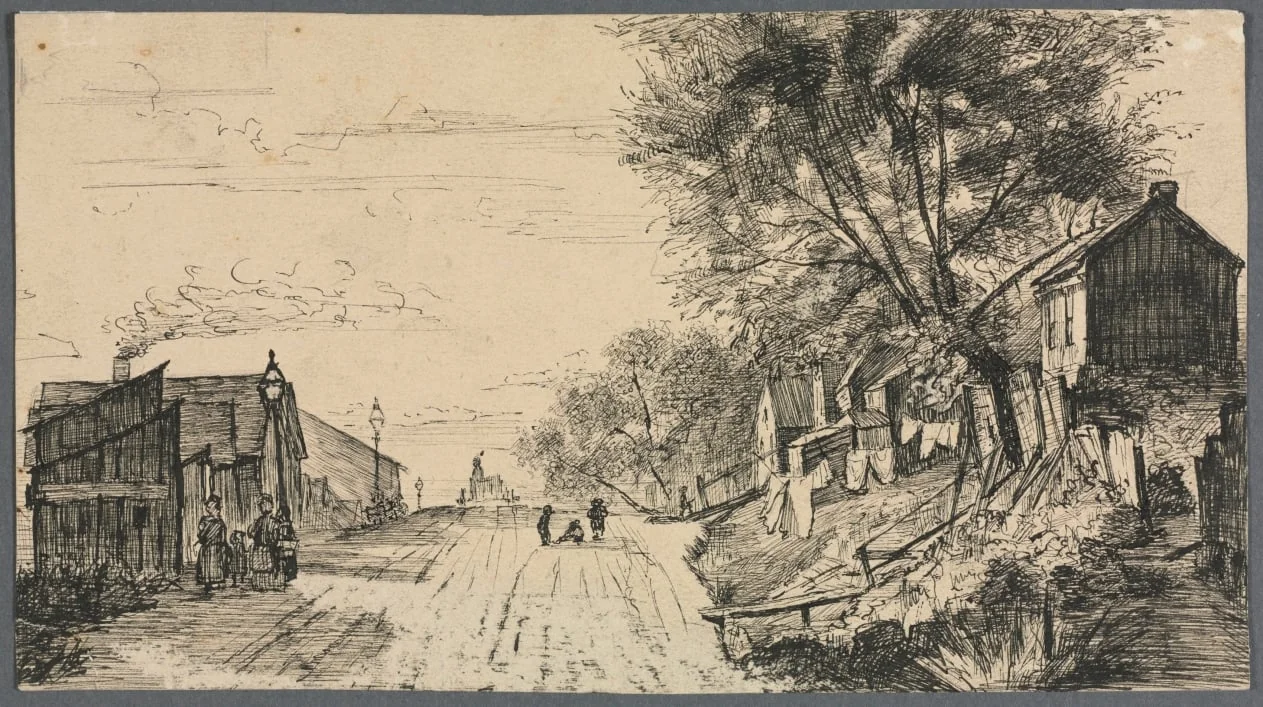 Spring Street, Cleveland, detail