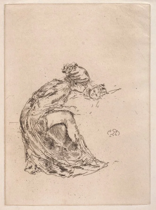 Cameo, No. 1 (Mother and Child), detail