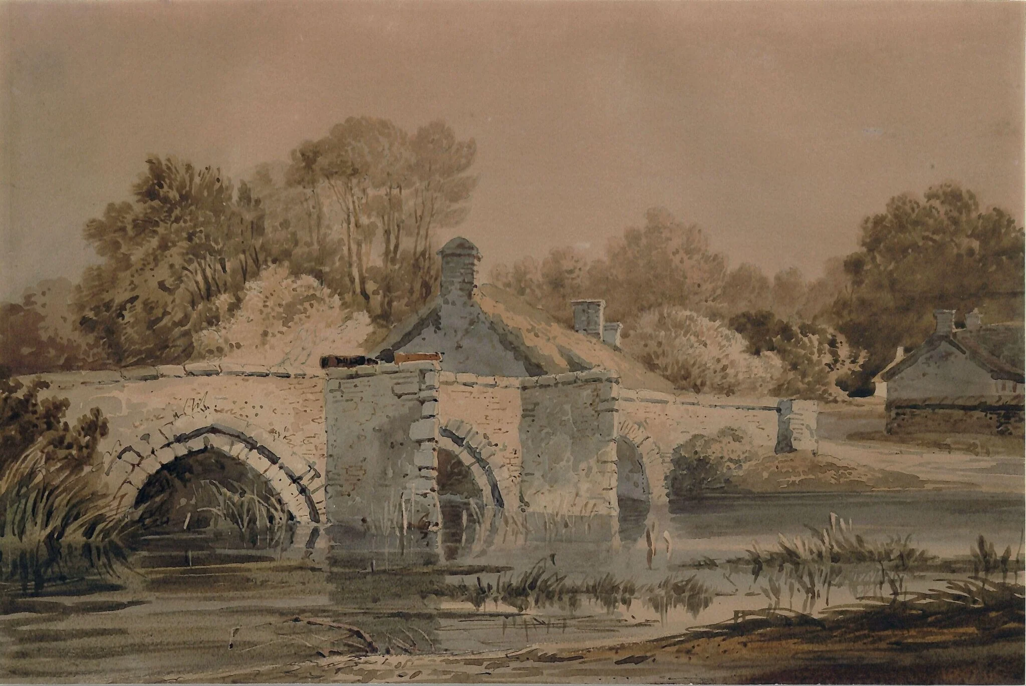 Bridge on the Ouse, near York, detail