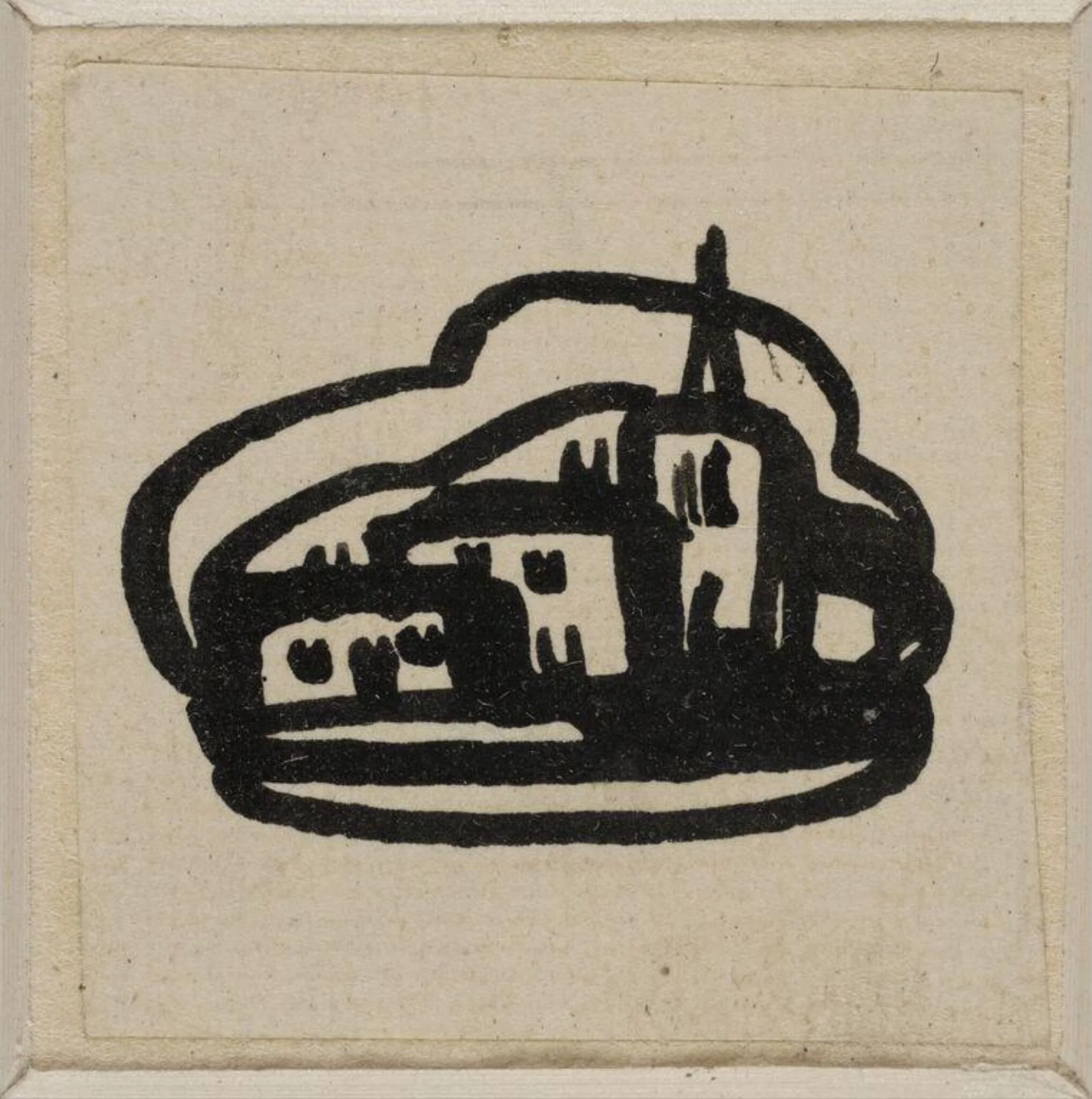 Design for page ornament made for the Curwen Press, detail