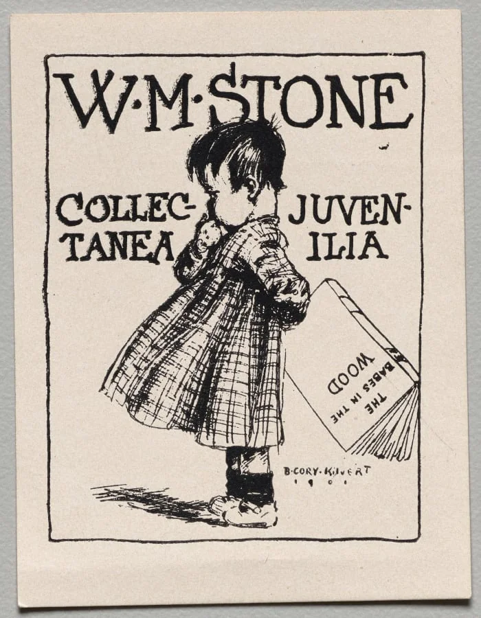 Bookplate: William Macey Stone, detail