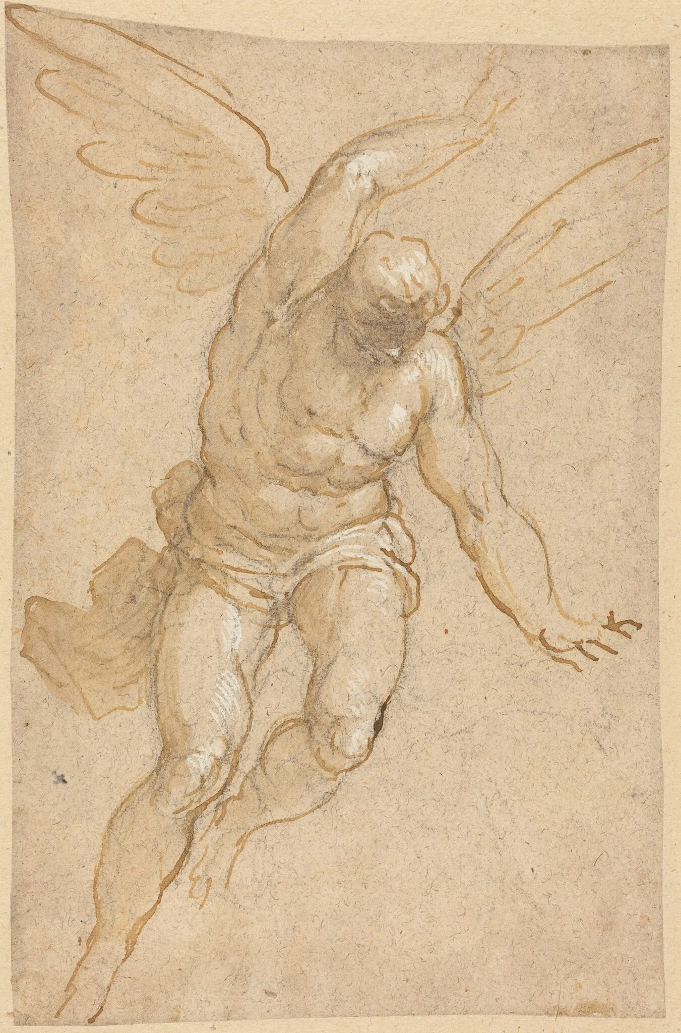 A Flying Angel, detail
