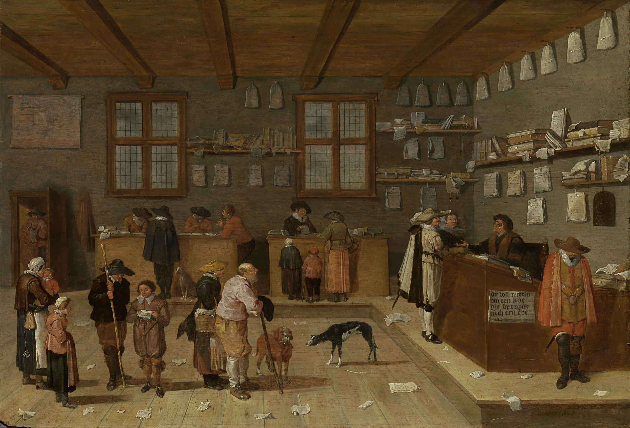 The lawyer's office, detail