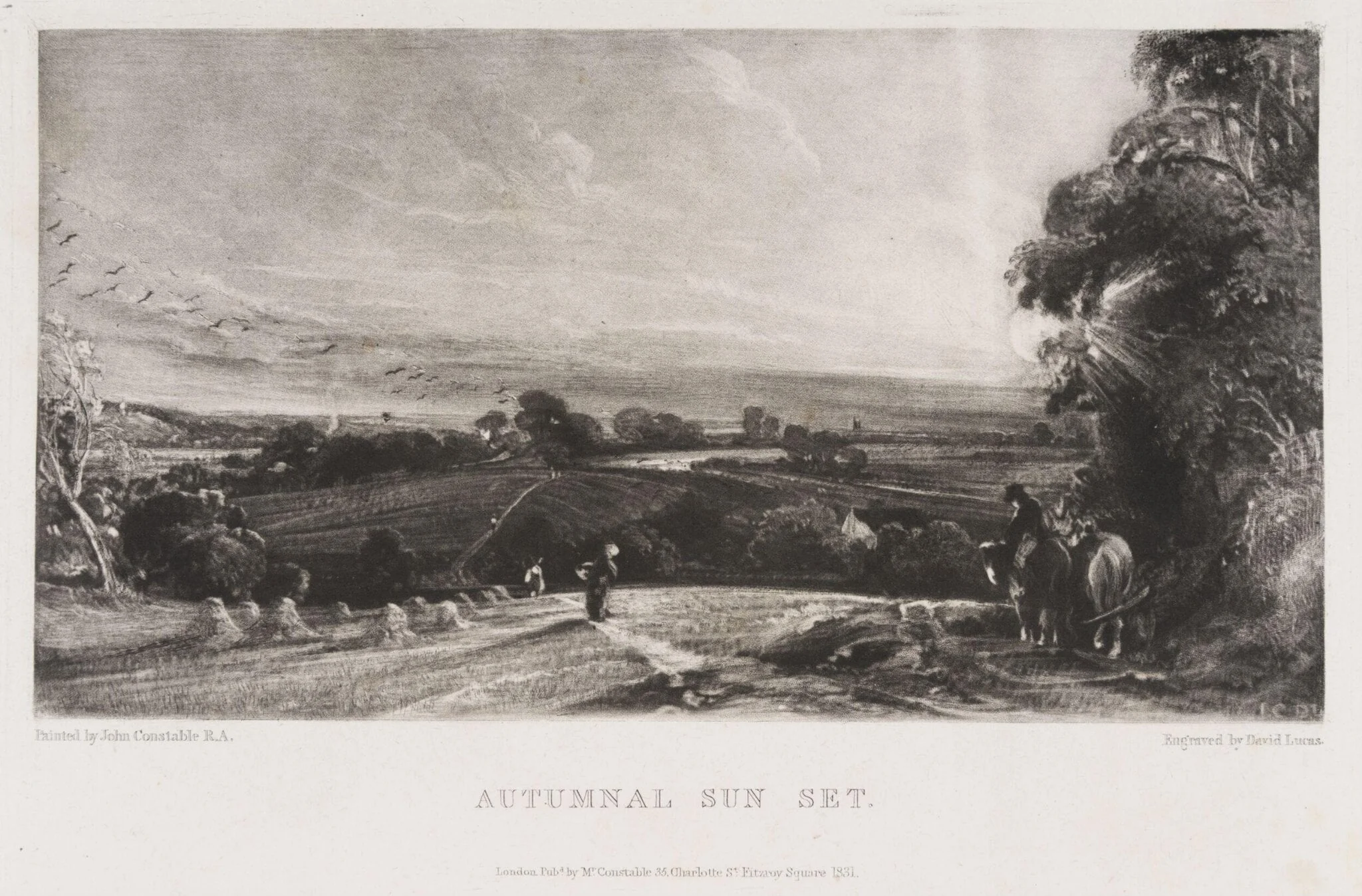 AUTUMNAL SUN SET, detail