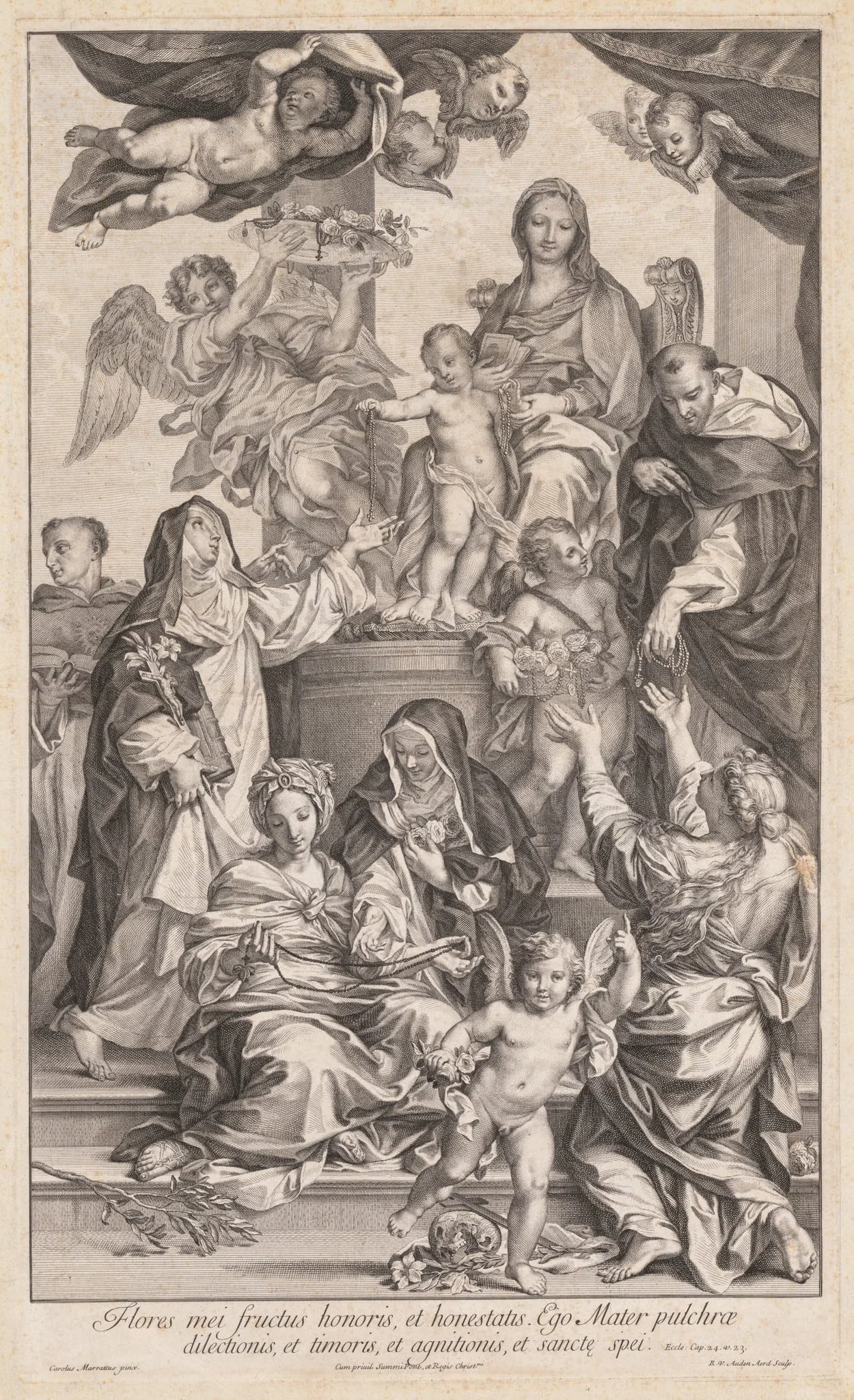 Virgin and Child with Saints, detail