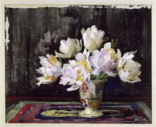 Tulips, by Herbert Davis Richter, watercolor, 1950