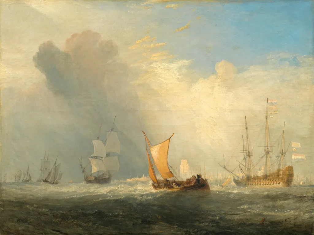 Rotterdam Ferry-Boat, by Joseph Mallord William Turner, oil, 1833