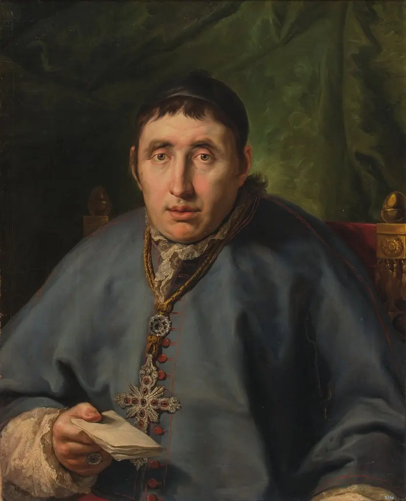 El obispo Pedro González Vallejo, by Vicente López Portaña, oil, 1820
