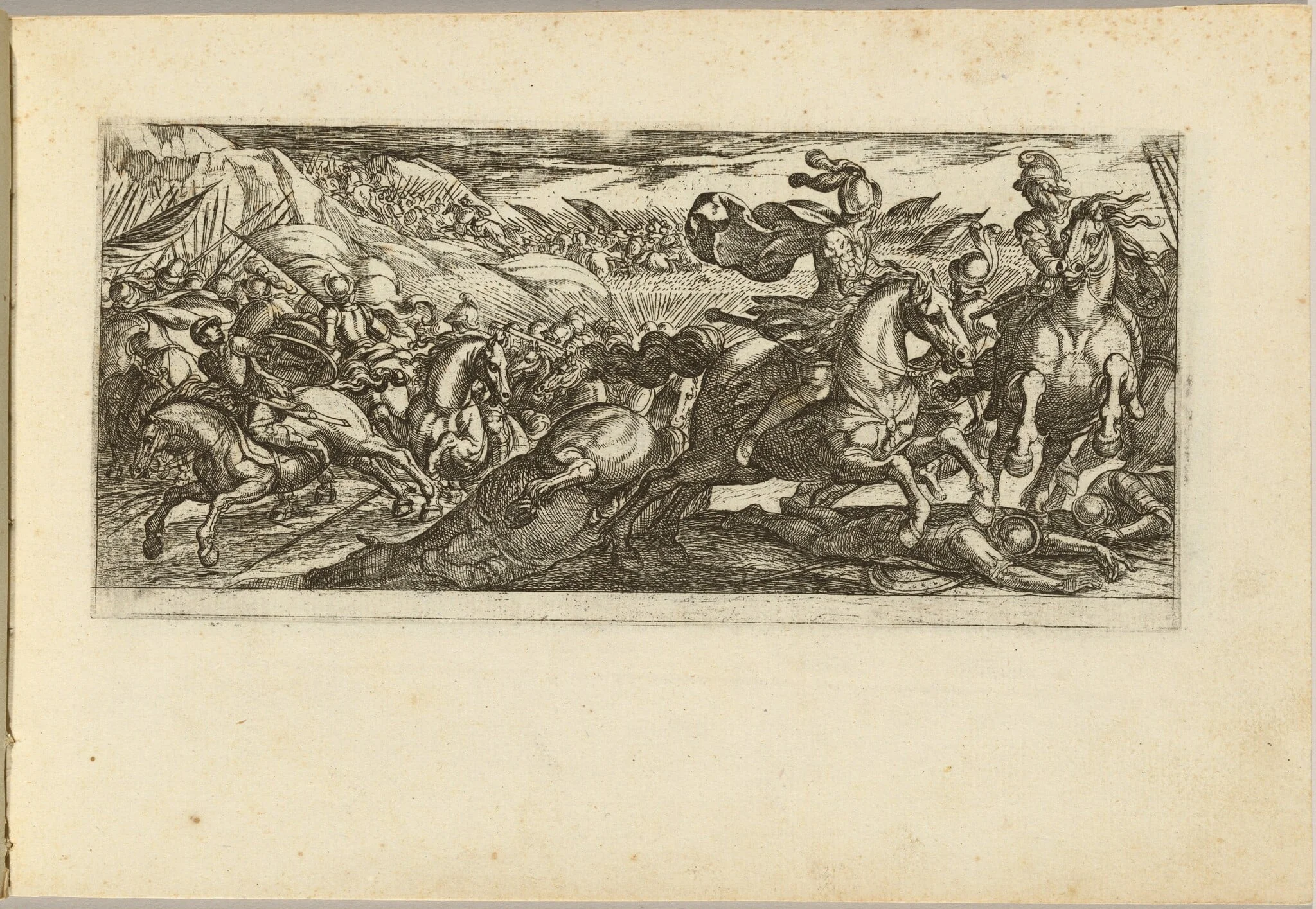 Cavalry Engagement, detail