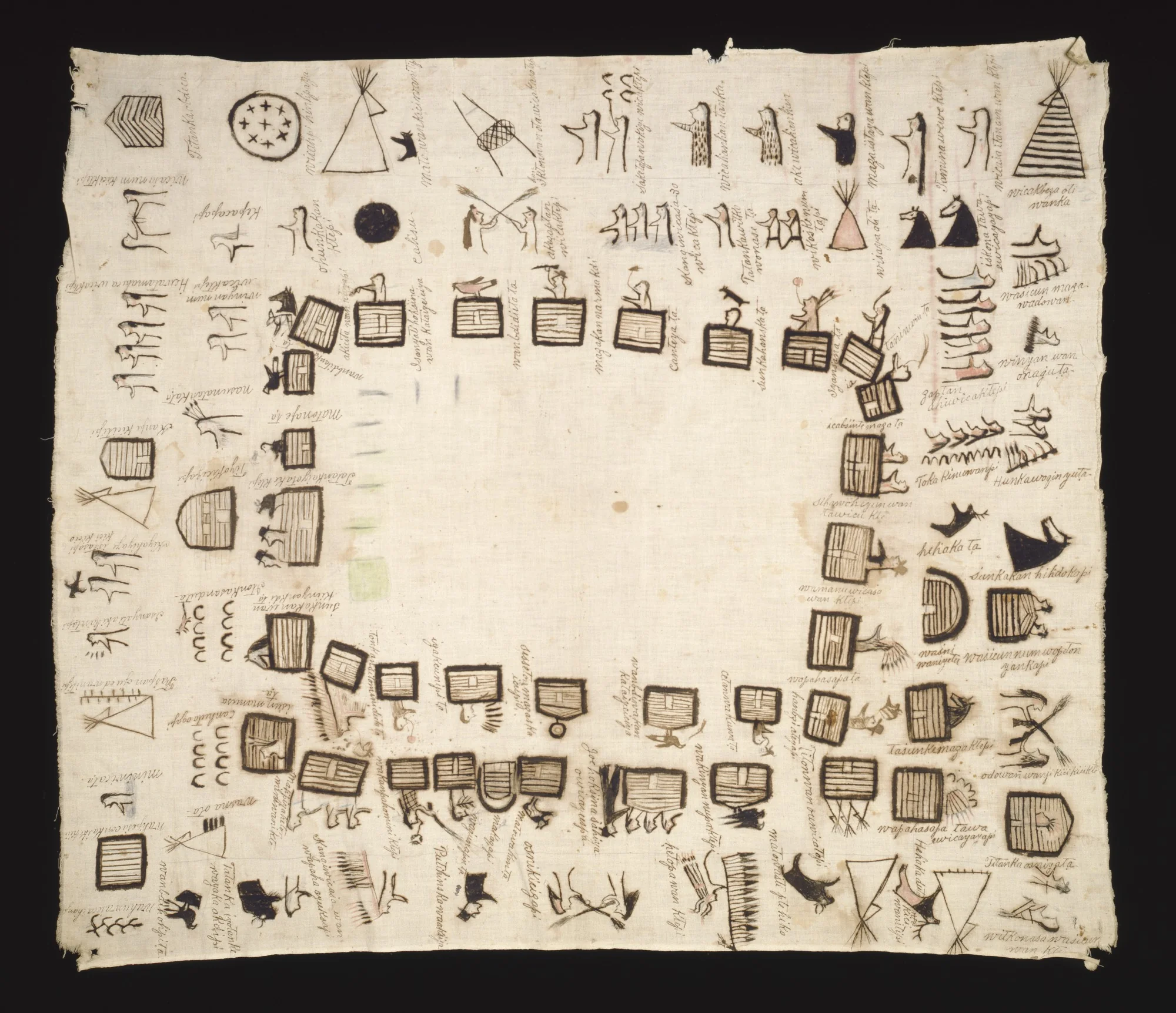 Winter Count, detail