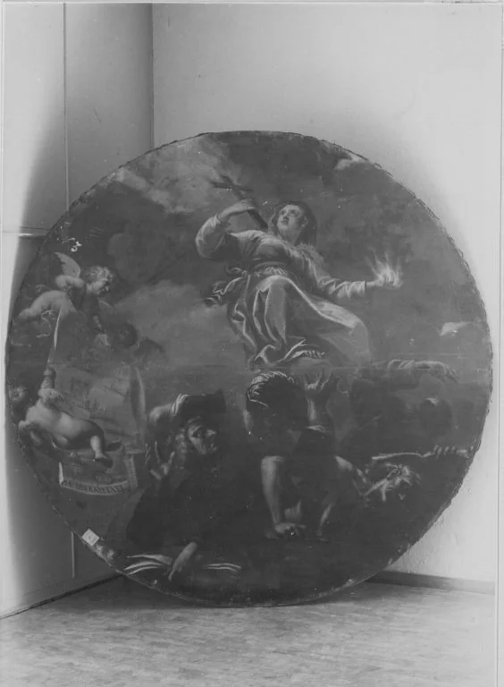 Freigebigkeit gegenüber der Kirche, detail