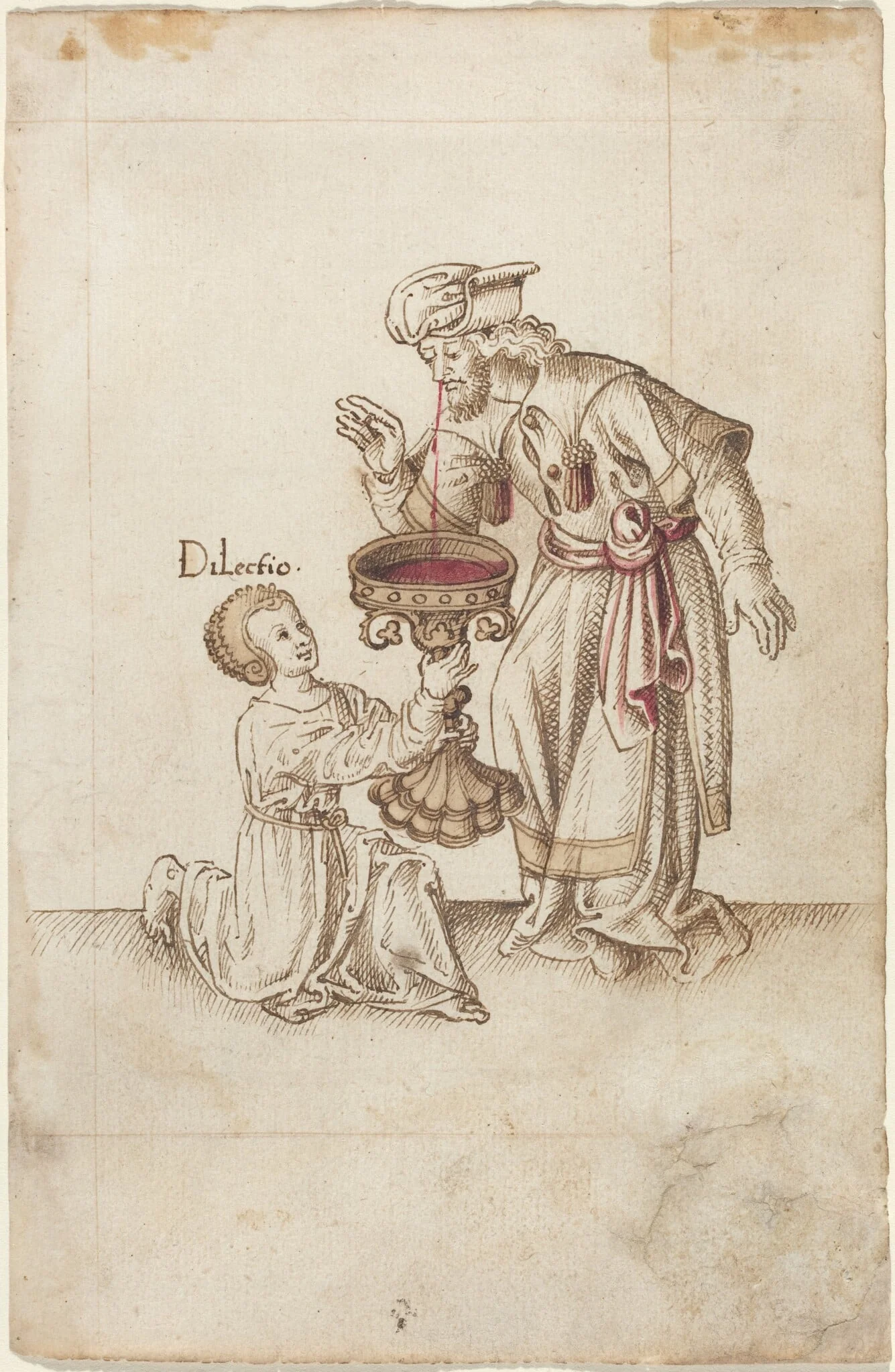 "Do Not Make Water on Clippings from Nails or Hair" [fol. 30 recto], detail