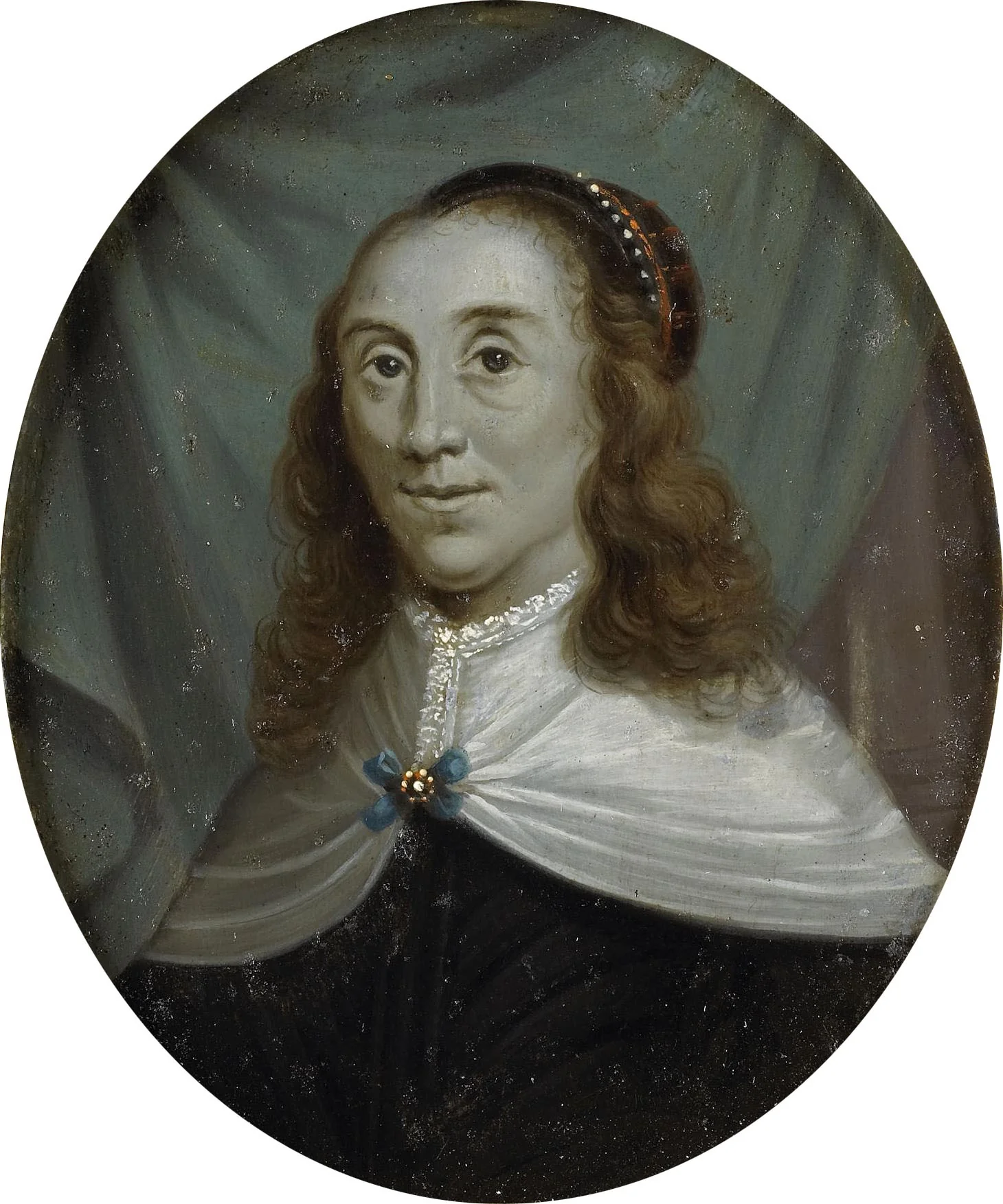 Portrait of Sibylle van Griethuysen (ca.1620-na 1662), detail