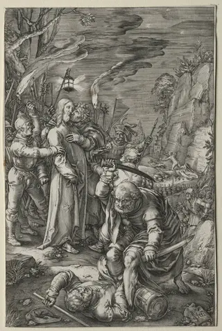 The Passion: The Betrayal of Christ, by Hendrick Goltzius, 1598