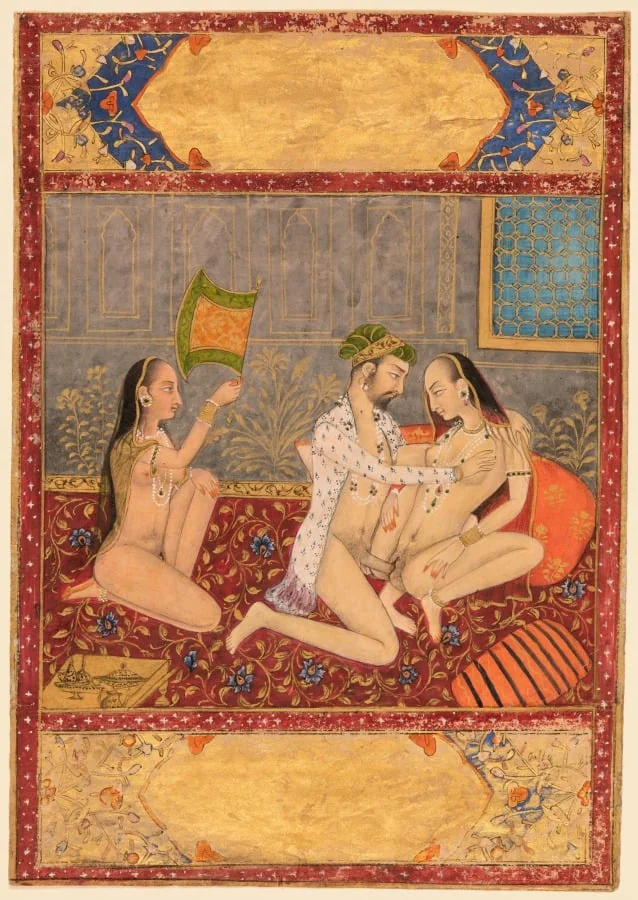 A King Making Love in the Harem, detail