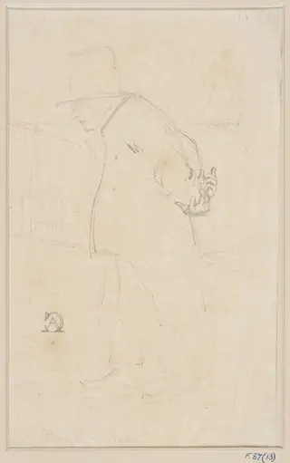 William Godwin, novelist and historian, by Daniel Maclise, 1834