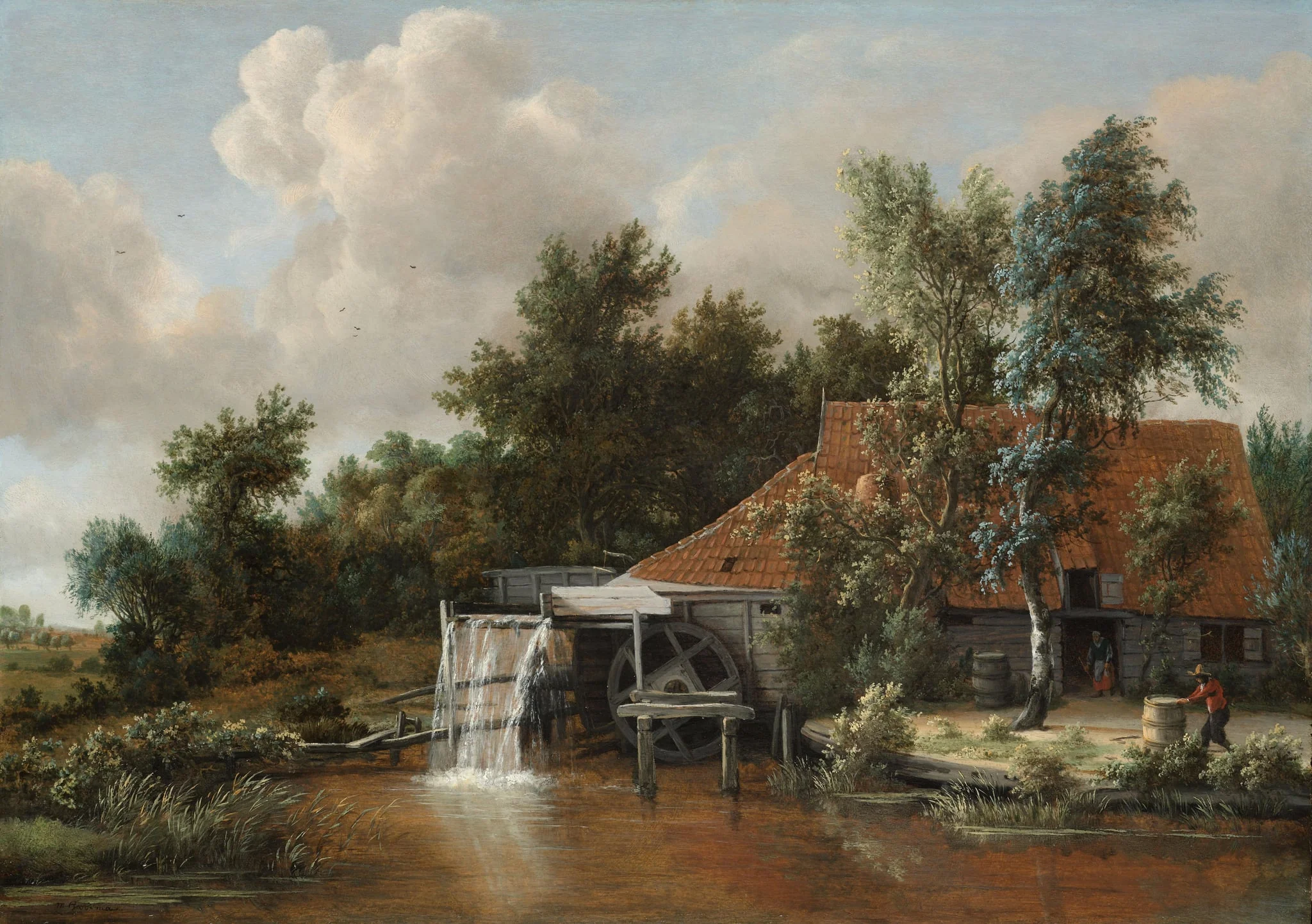 A Watermill, detail