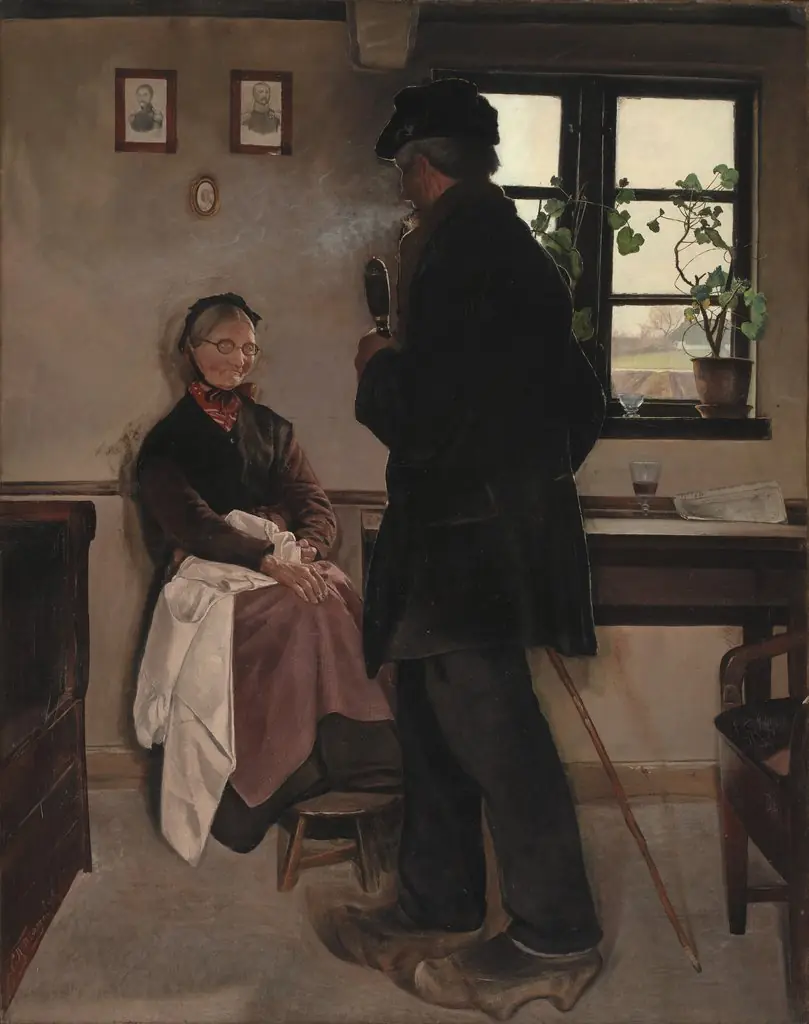 Small-Holders. Zealand, by Laurits Andersen Ring, oil, 1900