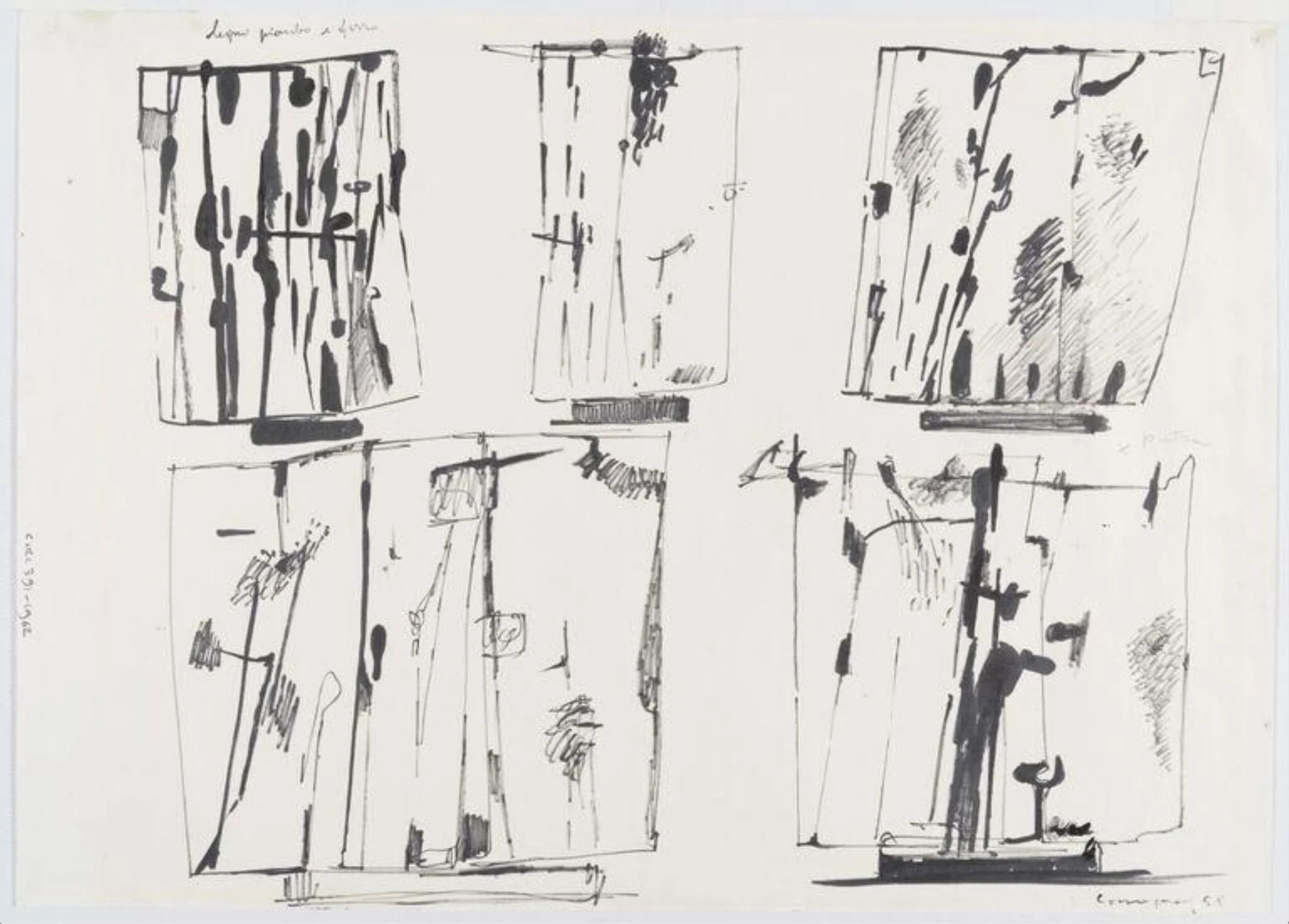 Study for a sculpture, detail