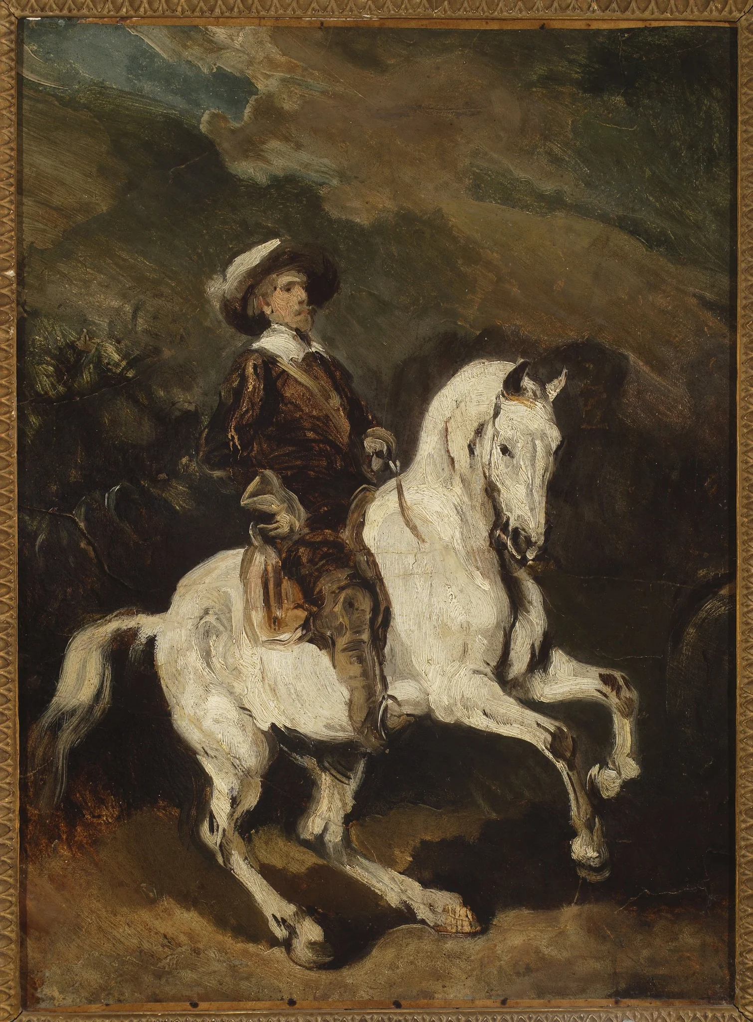 Cavalryman, detail