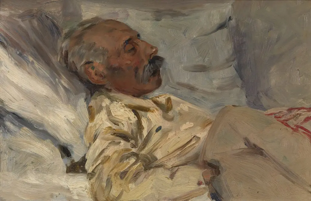 My Ill Grandfather, by Henri Evenepoel, oil, 1896