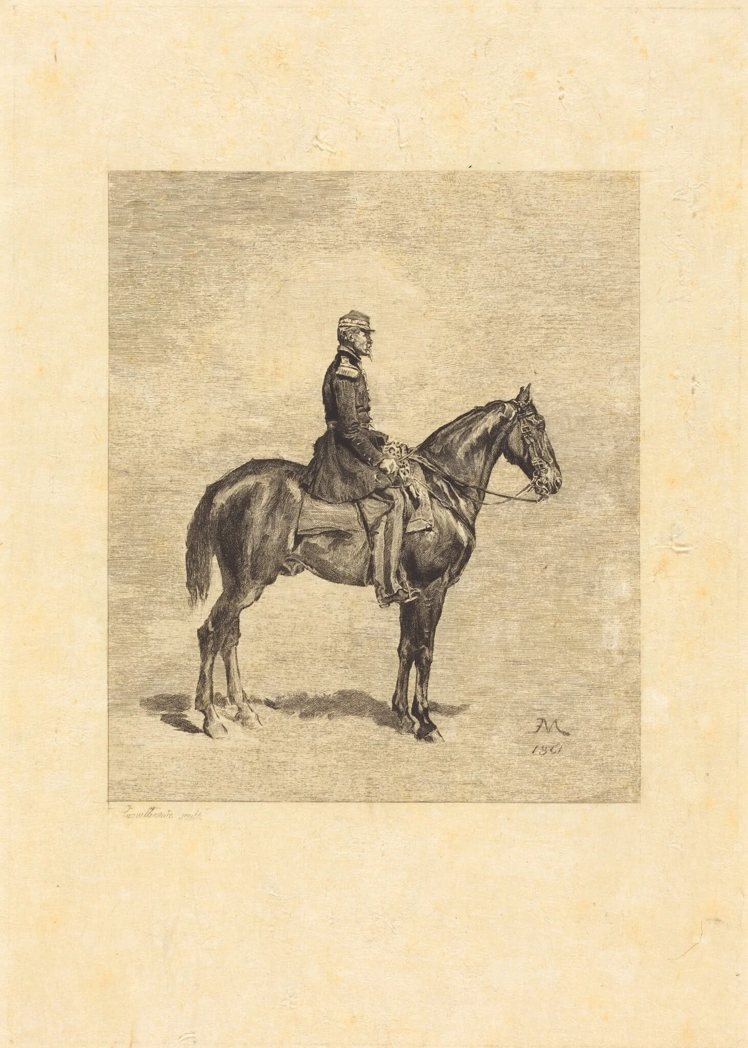 Horseman, detail
