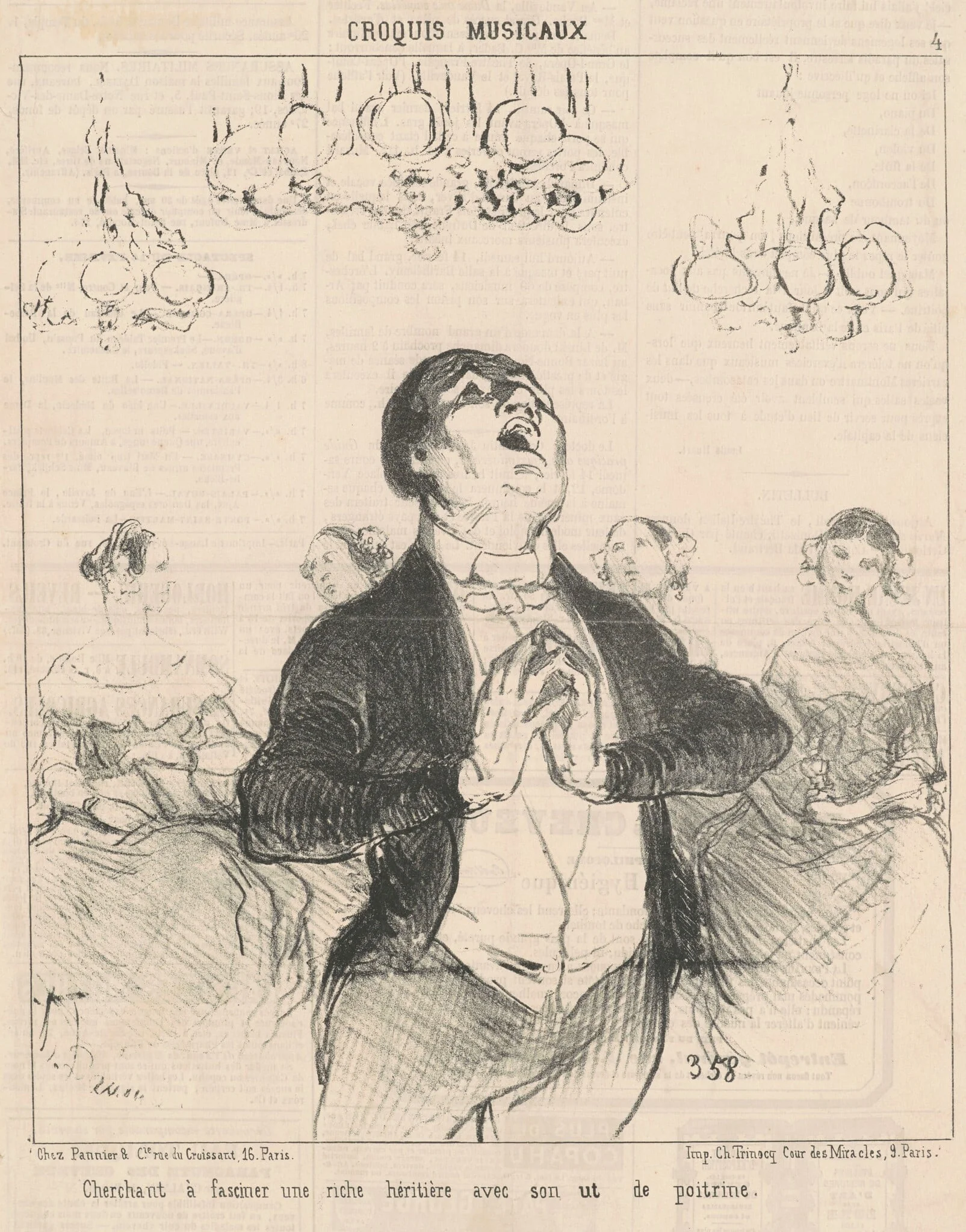 Cherchant a fasciner une riche ..., detail