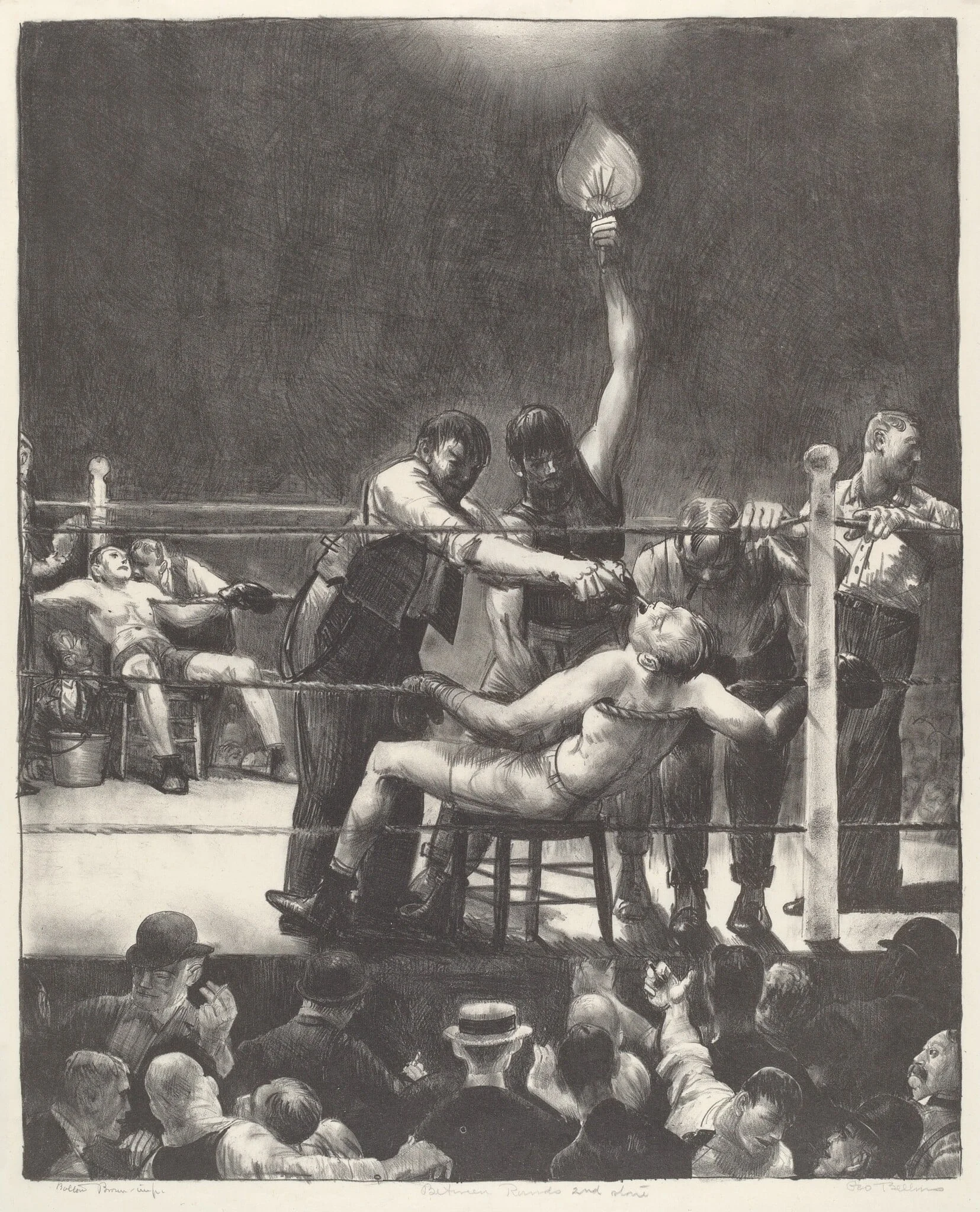 Between Rounds, small, second stone, detail