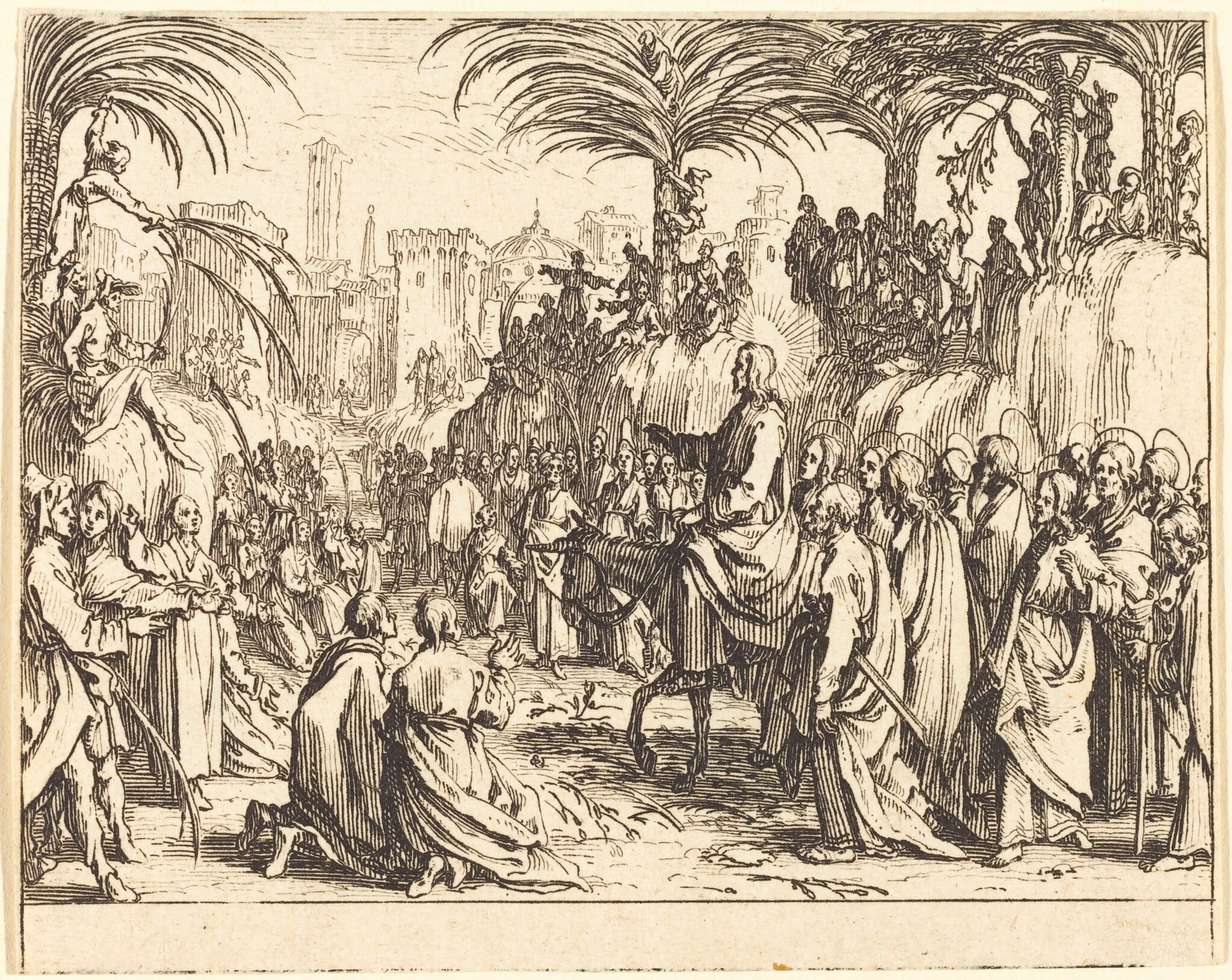The Entry into Jerusalem, detail