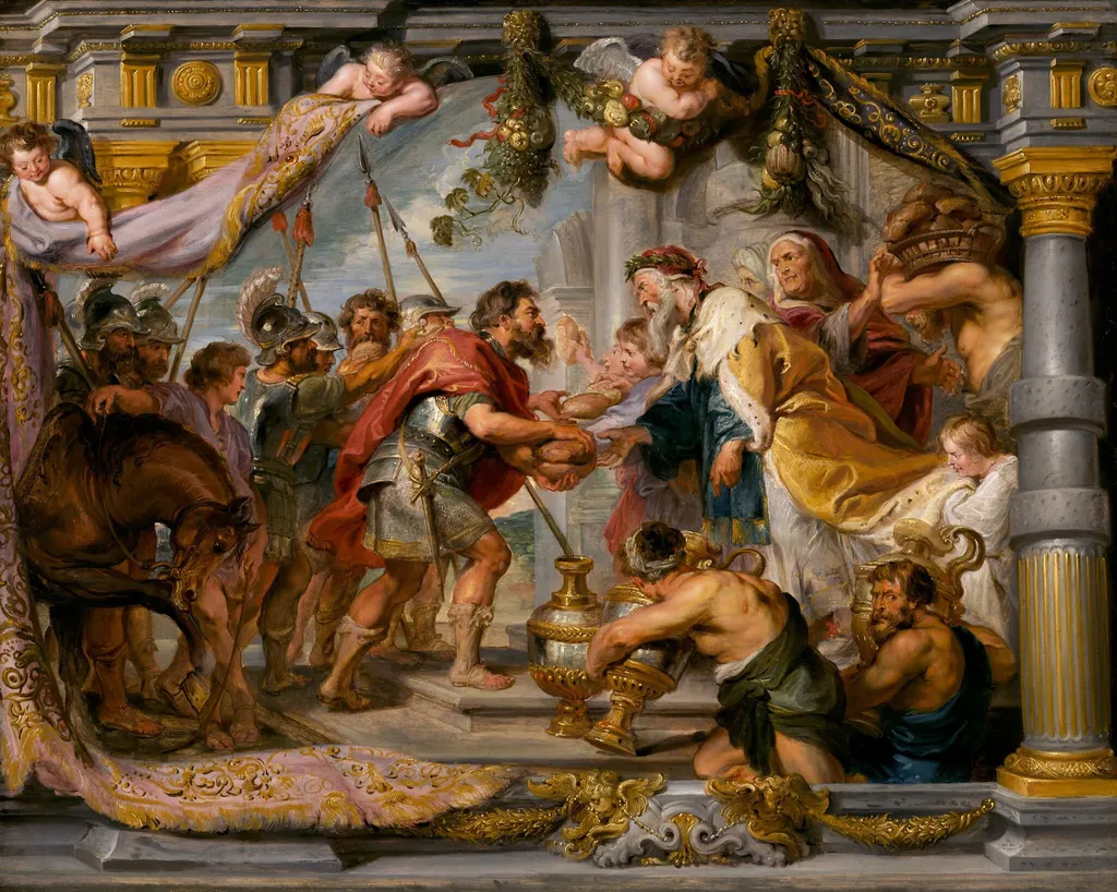 The Meeting of Abraham and Melchizedek, by Peter Paul Rubens, oil, 1626