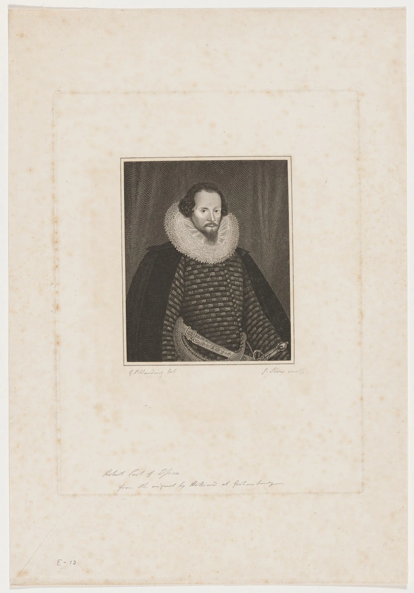 Robert Devereux, Earl of Essex, detail