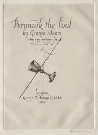 Illustrations for "Peronnik the Fool", by Stephen Gooden, 1933