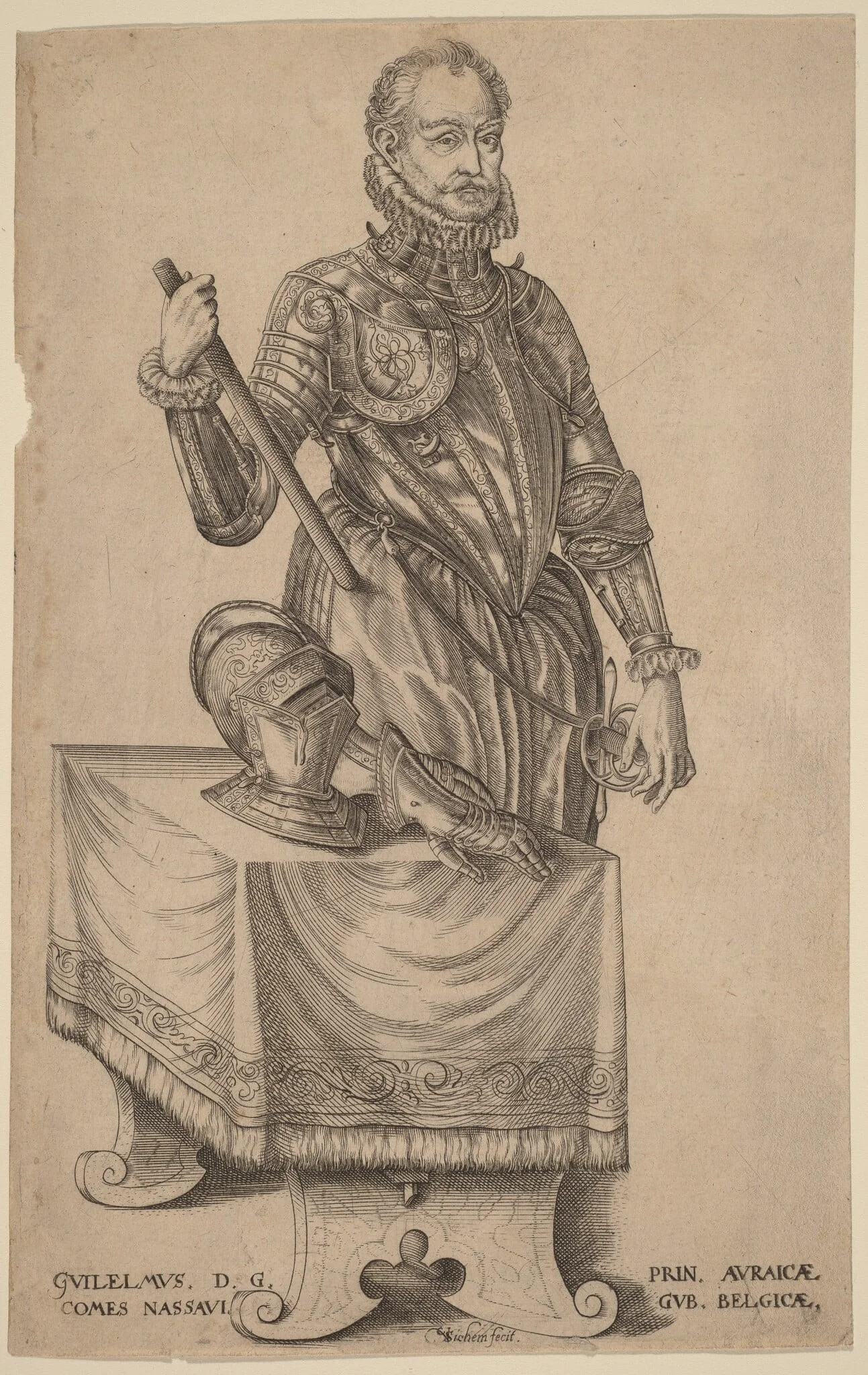 William of Nassau, Prince of Orange, detail