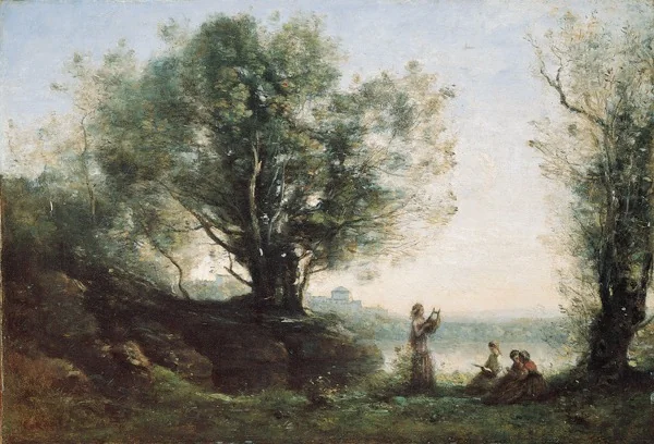 Orpheus Lamenting Eurydice, detail