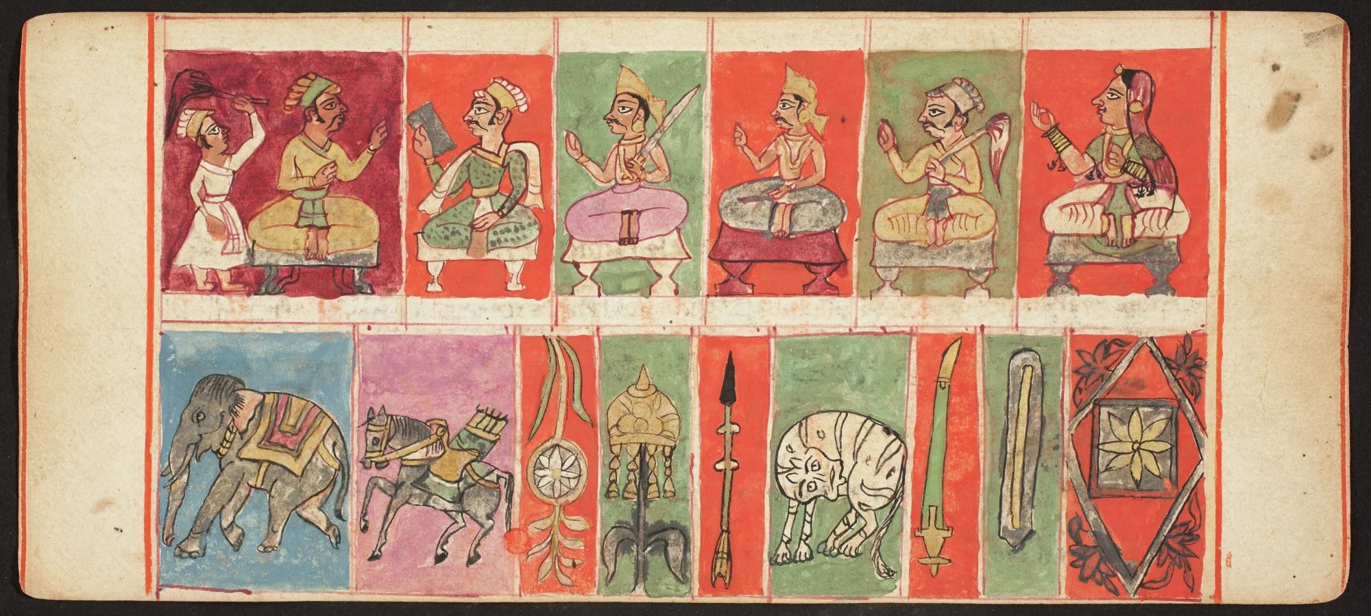 Tantric Manuscript, "Sangrahani Sutra", detail