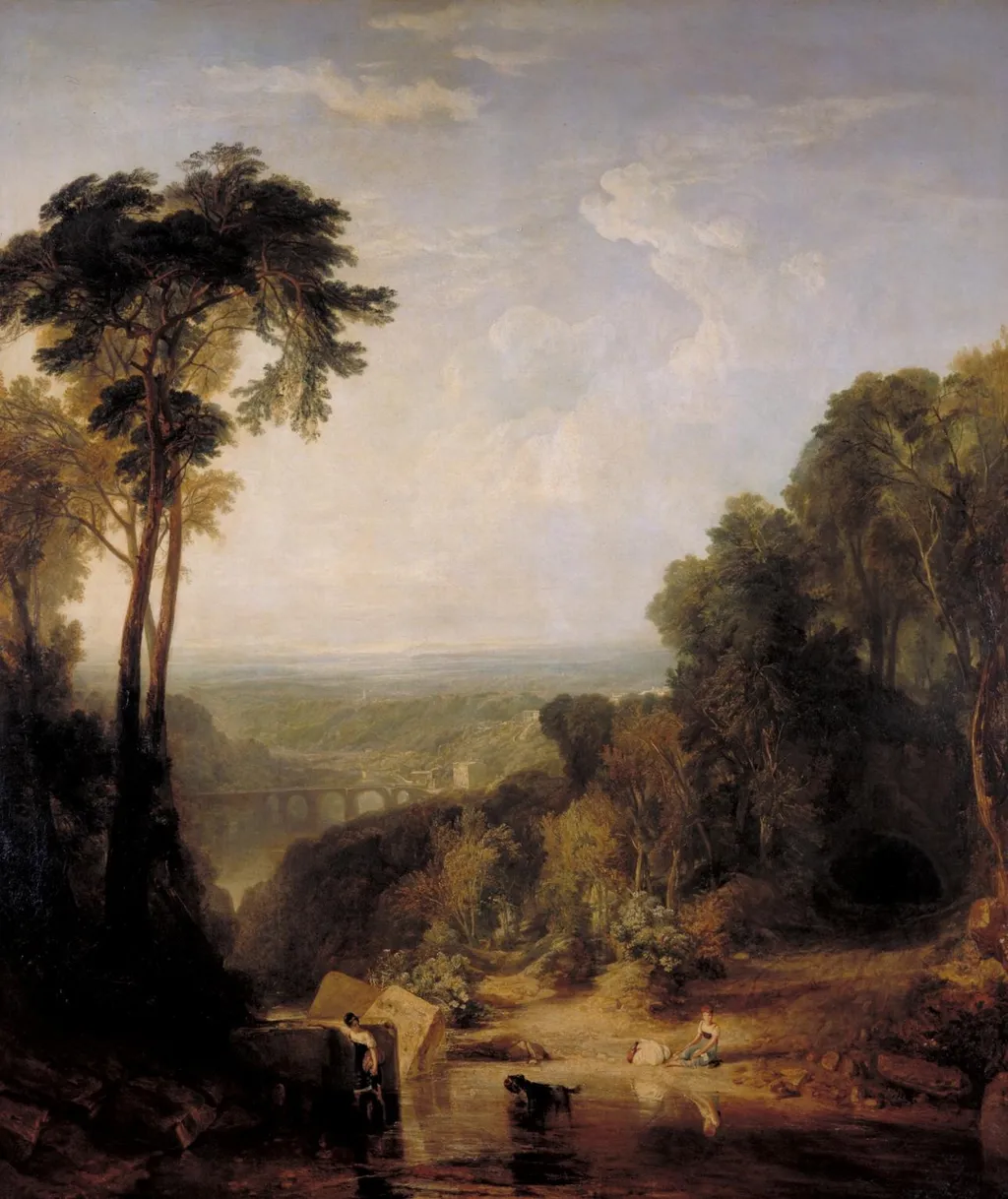 Crossing the Brook, by Joseph Mallord William Turner, oil, 1815